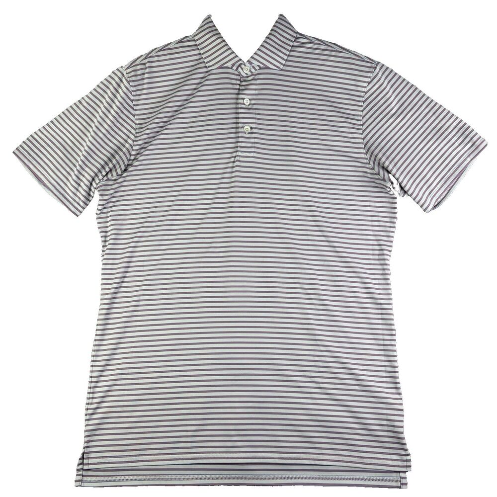 Holderness & Bourne Polo Shirt Mens Medium Short Sleeve Stripes Preppy Golf Work